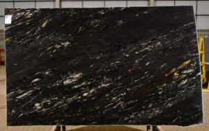 TITANIUM GOLD 2CM LEATHERED GRANITE